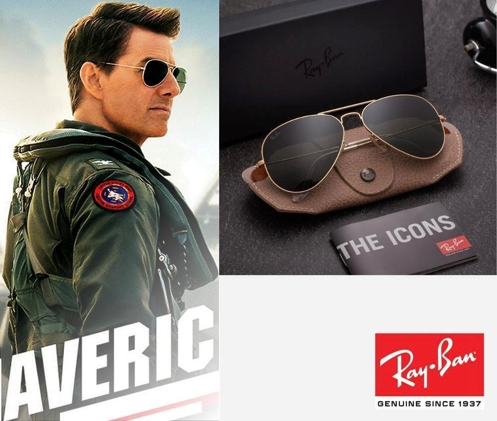 Ray-Ban｜RB3025-W3400 飛行員太陽眼鏡 TOP GUN 捍衛戰士限定款